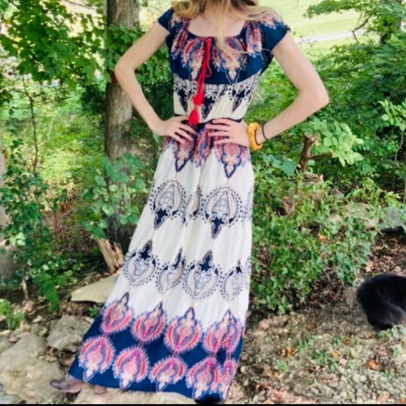 H&M Divided Boho Hippie Maxi Dress - Picture 5 of 5